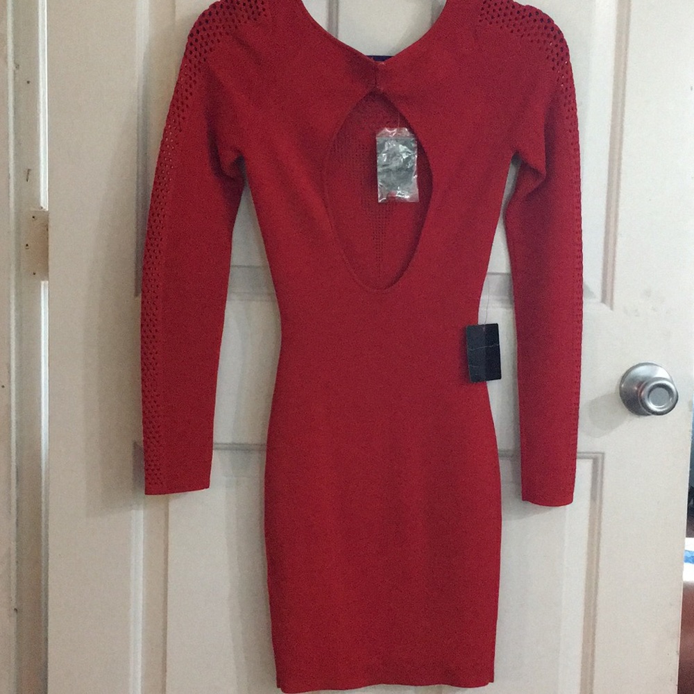π₯π NWT Bebe Crochet Inset Bodycon π π₯ - Picture 6 of 11